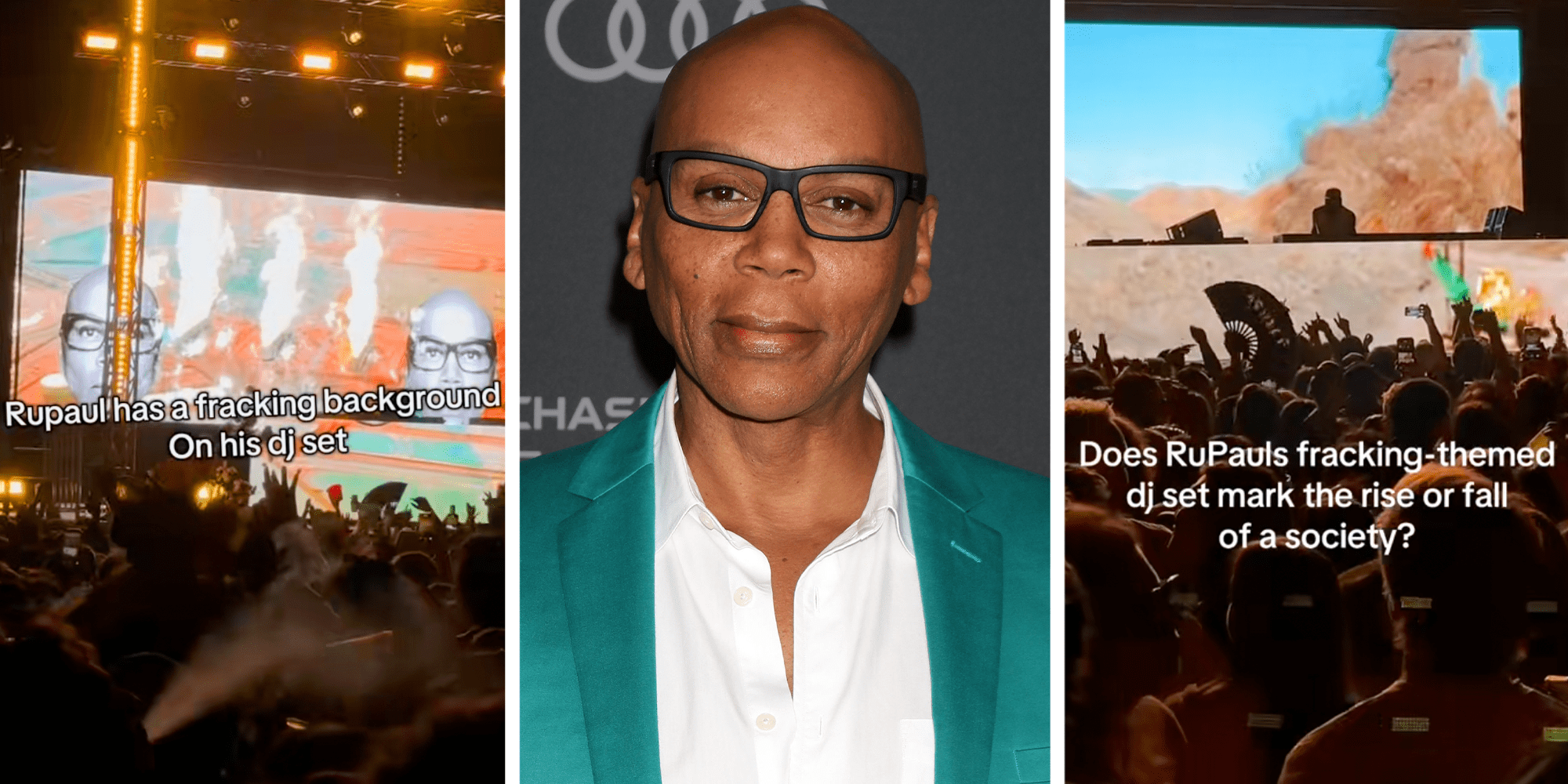 rupaul fracking imagery dj set