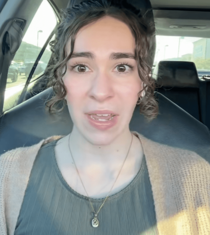 @gingerbreadgems/TikTok woman with incredulous facial expression