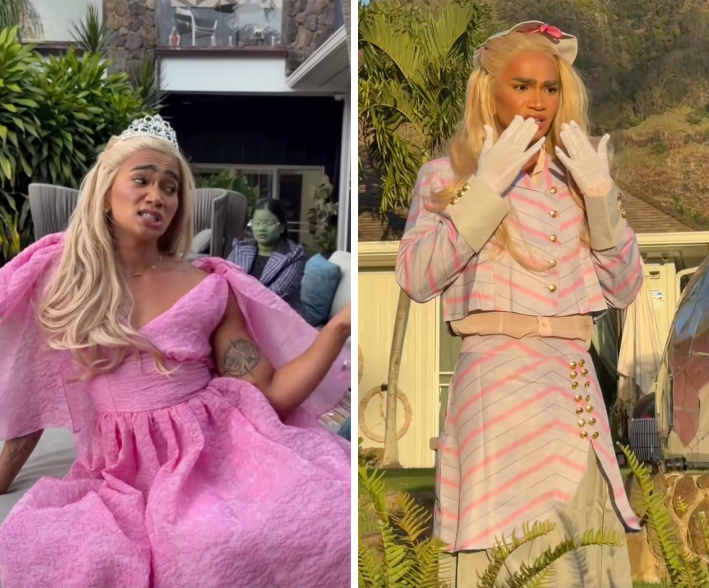 bretman rock as glinda the good witch halloween