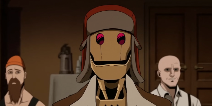 GI robot in Creature Commandos