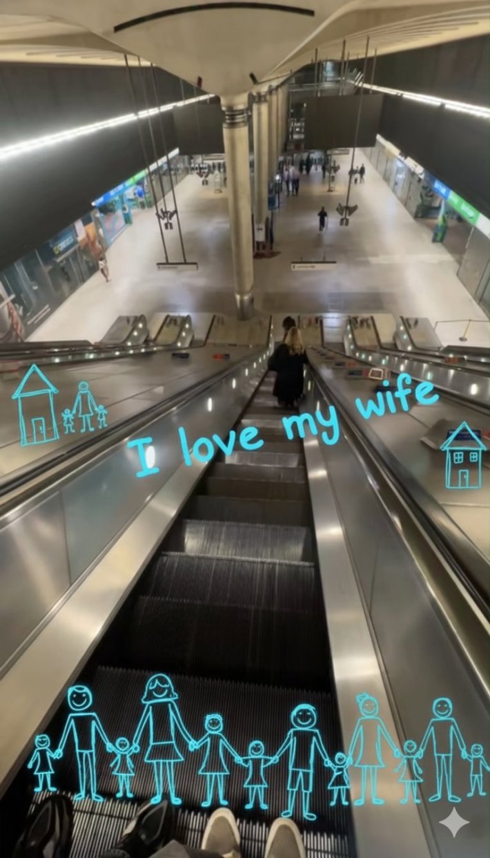 "How a mathematician sees the world" meme representing wife guys.