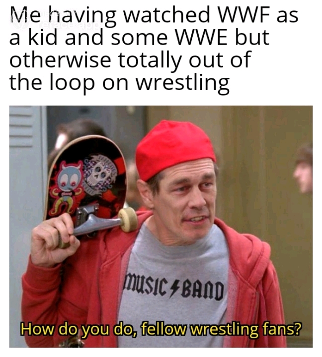 John Cena/how do you do fellow kids meme mashup