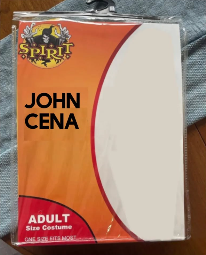 John Cena Spirit Halloween costume