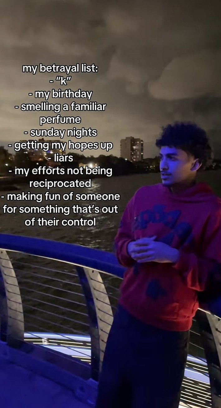 betrayal list trend screencap.