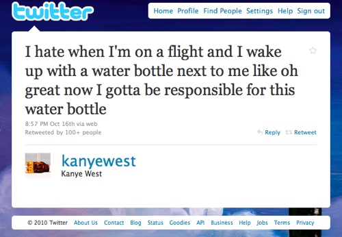 "I hate when I'm on a flight and I wake up with a water bottle next to me like oh great now I gotta be responsible for this water bottle"