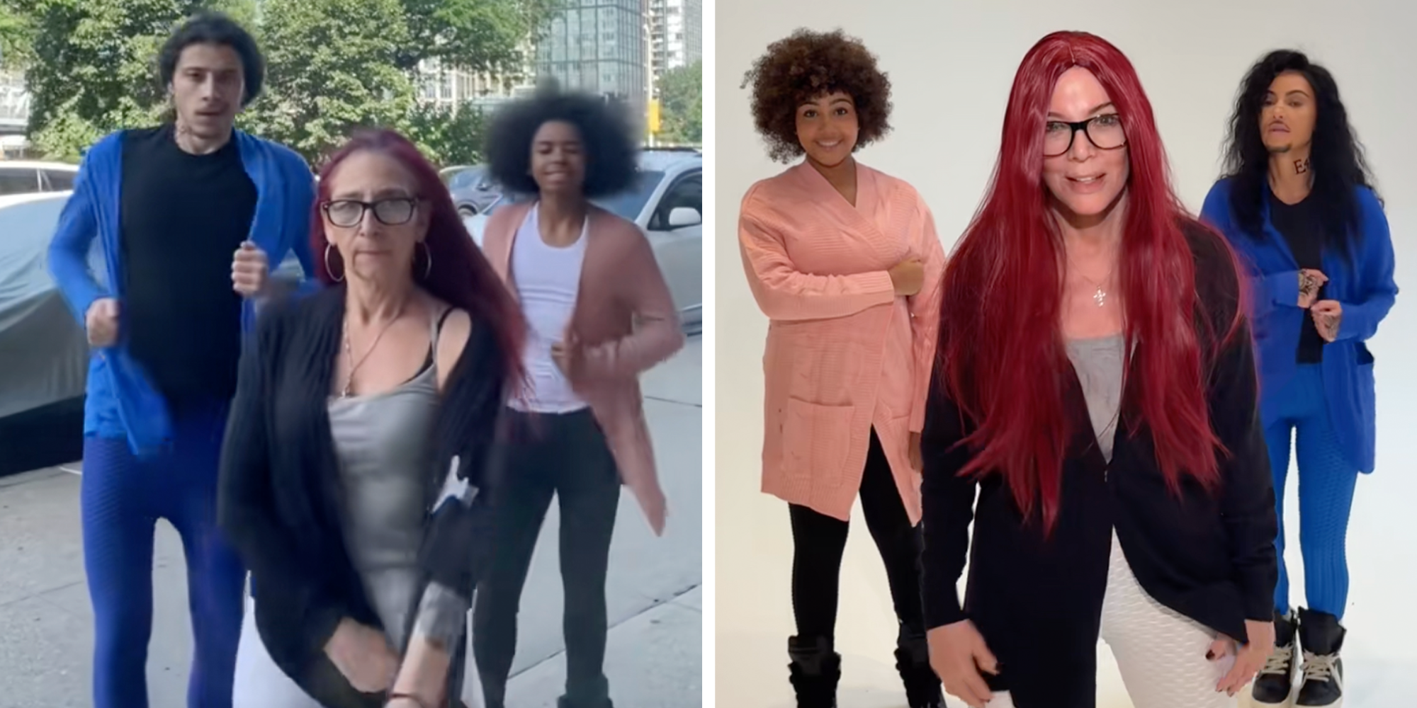 kardashians halloween jay guapo pink cardigan north west kim