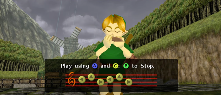 legend of zelda ocarina of time gameplay screenshot