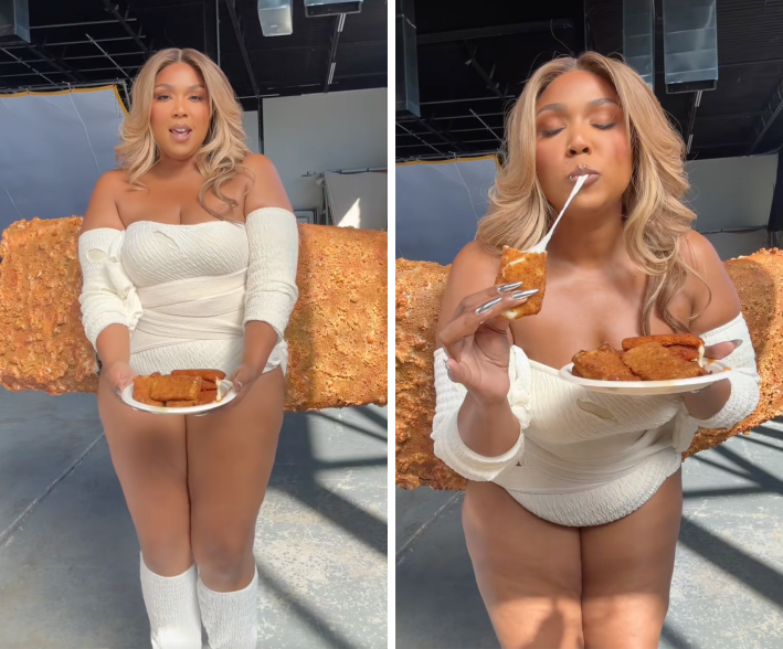 lizzo halloween costume mozzarella stick