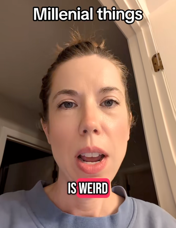 @poppyspod/TikTok Millennial things: is weird"