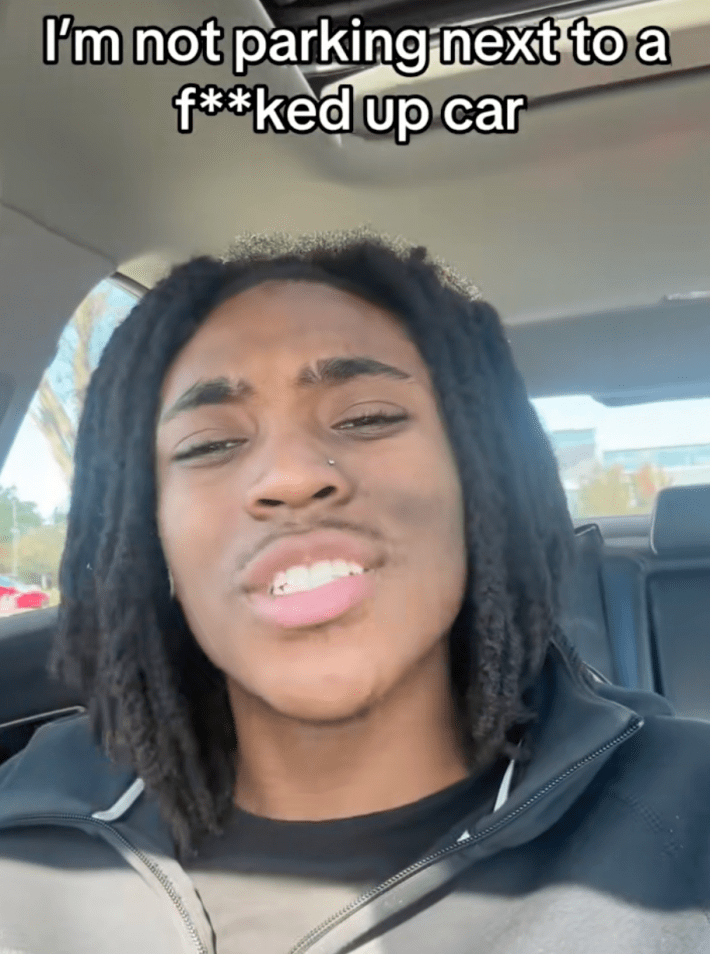 @turbochargejay/TikTok "I'm not parking next to a f**ked up car"