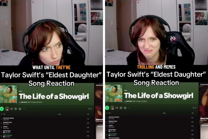 streamer making faces