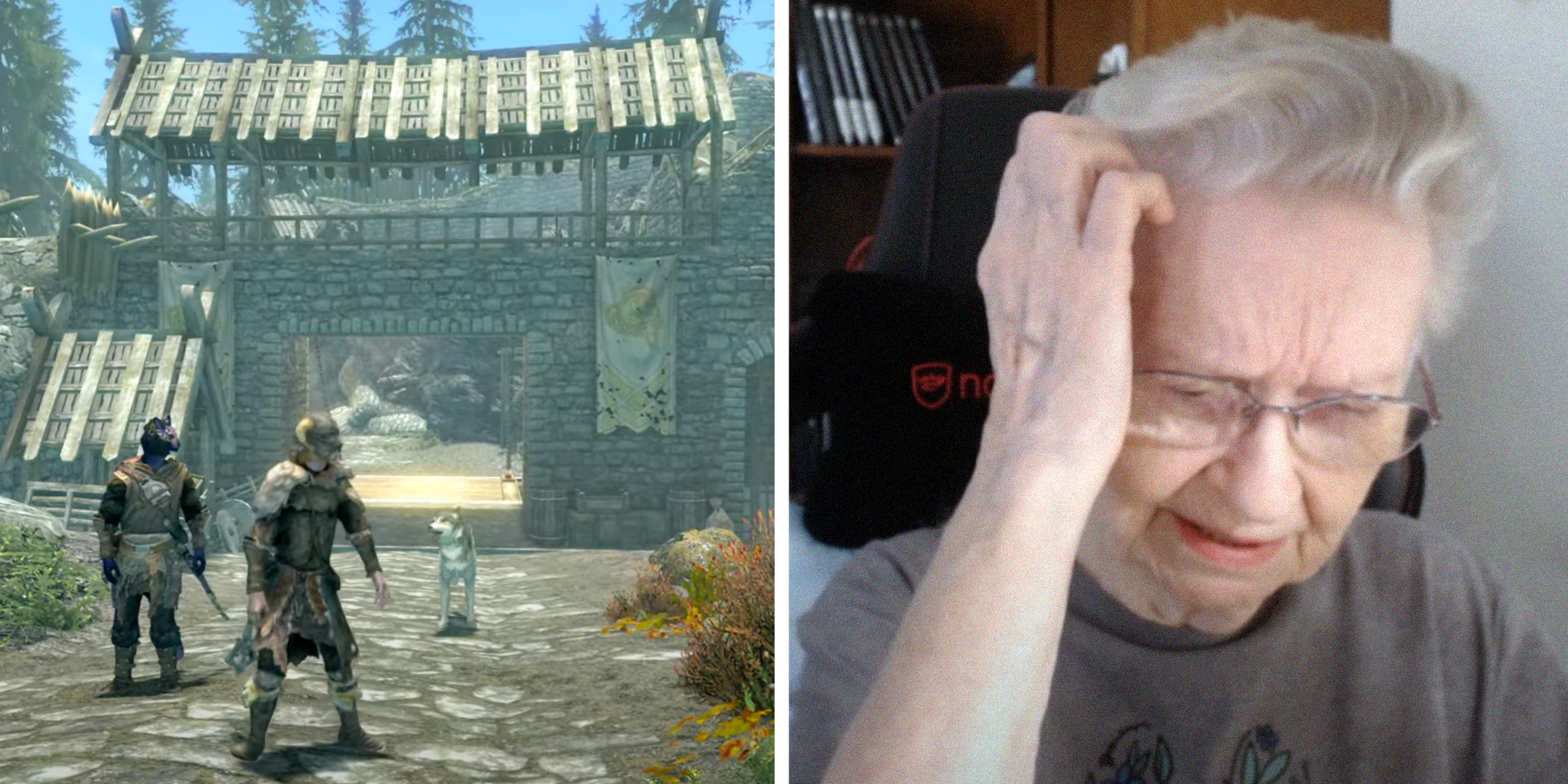 skyrim grandma retires