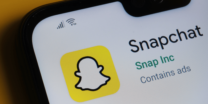 screenshot of Snapchat app download page