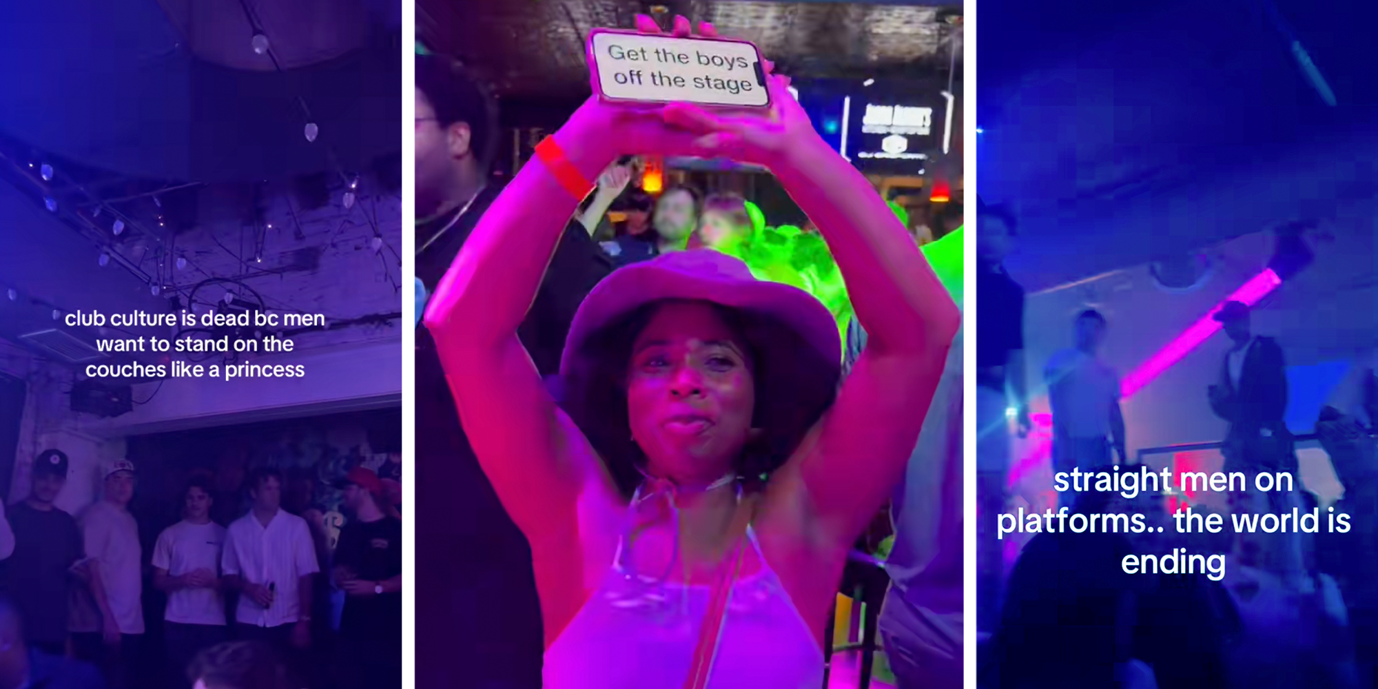 straight men ruining club culture