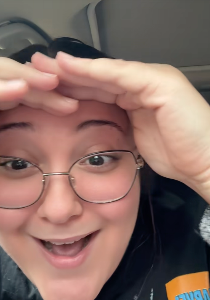 @bbell1017/TikTok reacting to stain on headliner caused by flooded sunroof drain in car