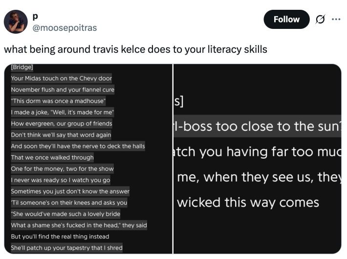 what being around travis kelce does