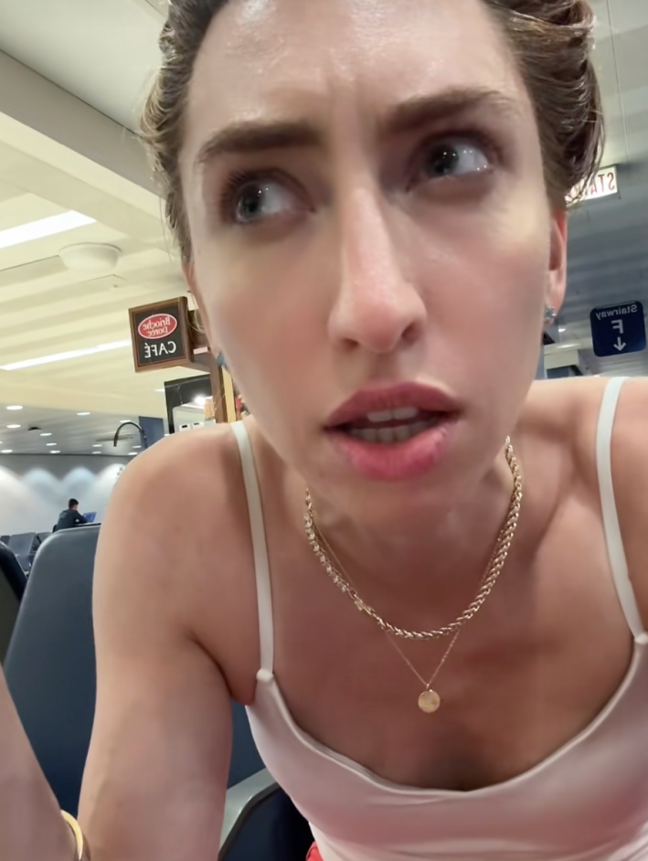 @cynthiastarich/TikTok says TSA scanners detected her tampon and sounded the alarm.