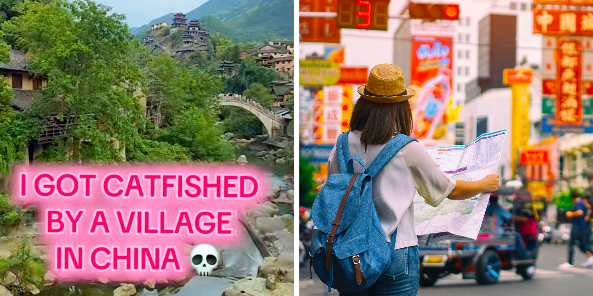 catfished by a village in china fake moon vacation travel