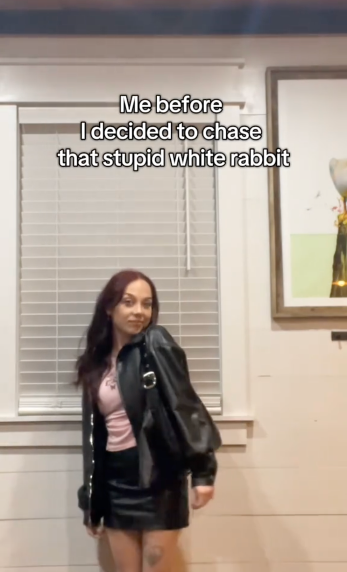 i decided to chase that stupid white rabbit