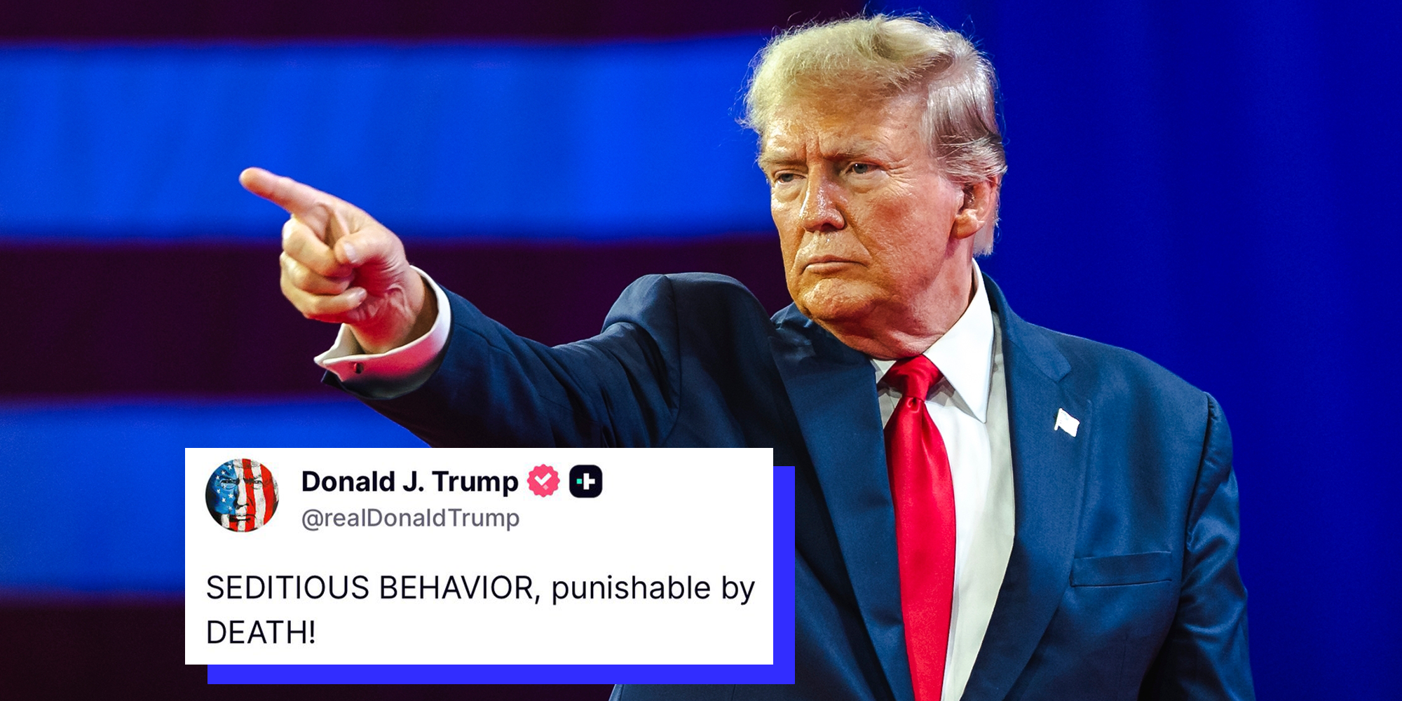 donald trump punishable by death