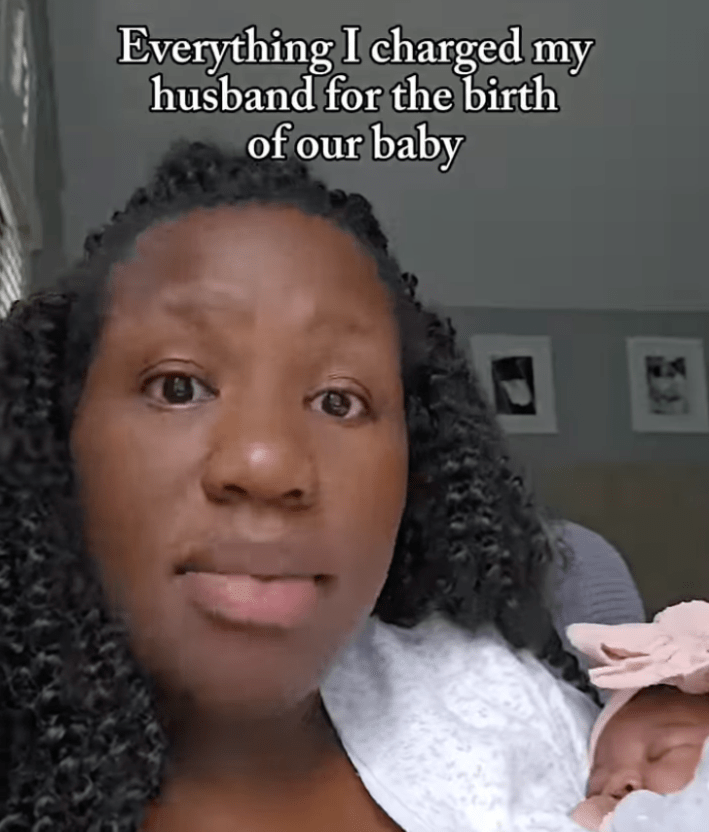 @tied2thetaylors/Instagram "Everything I charged my husband for the birth of our baby."