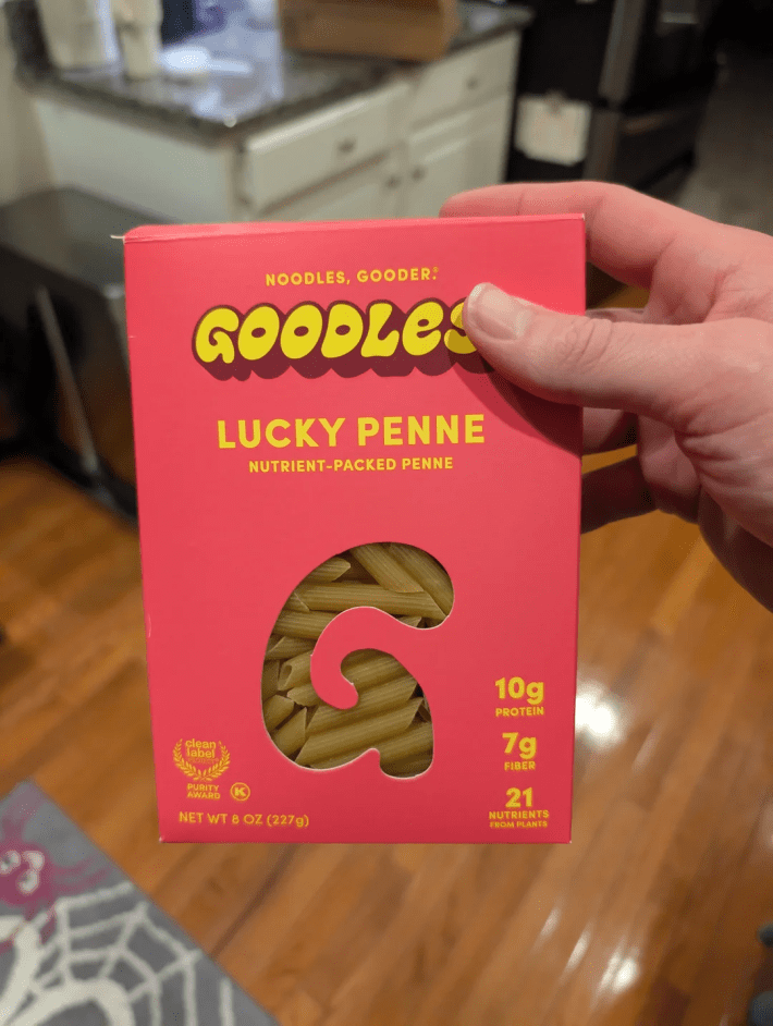 photo of goodles lucky penne noodles