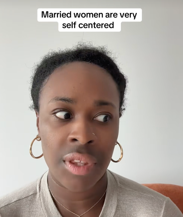@unpunishablewoman/TikTok "Married women are very self centered"