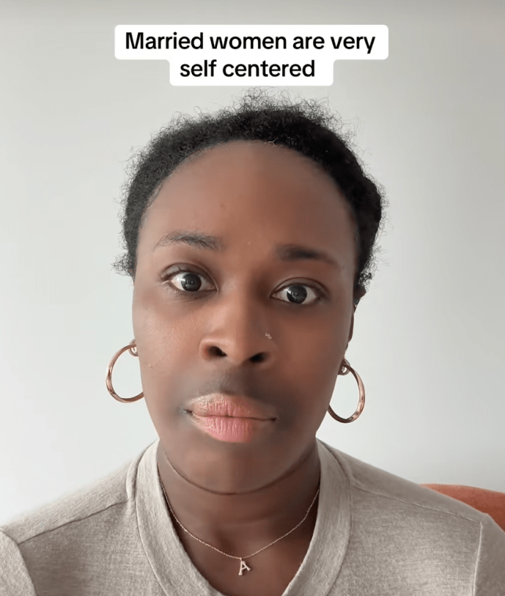 @unpunishablewoman/TikTok "Married women are very self centered"