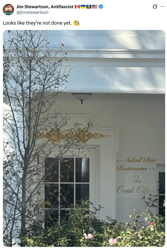 oval office sign not done yet