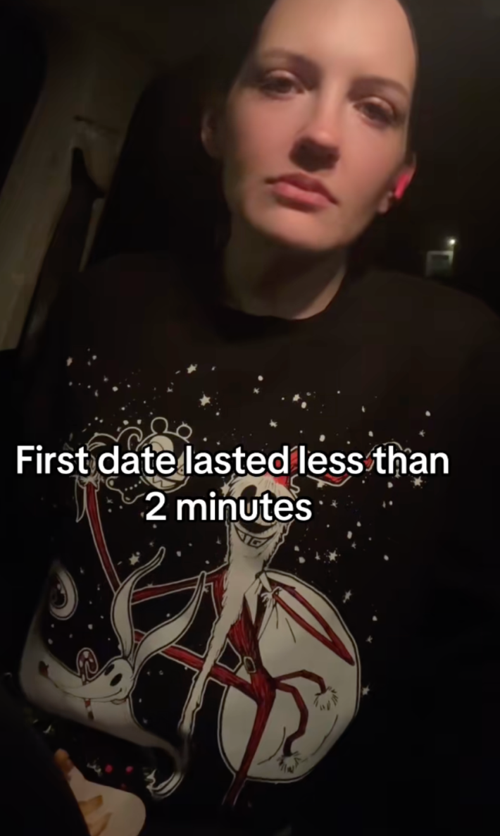 @rachelanderson471/TikTok “First date lasted less than 2 minutes.”