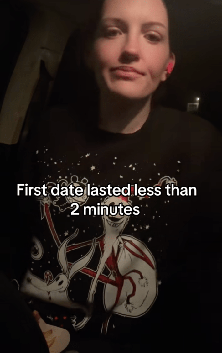 @rachelanderson471/TikTok “First date lasted less than 2 minutes.”