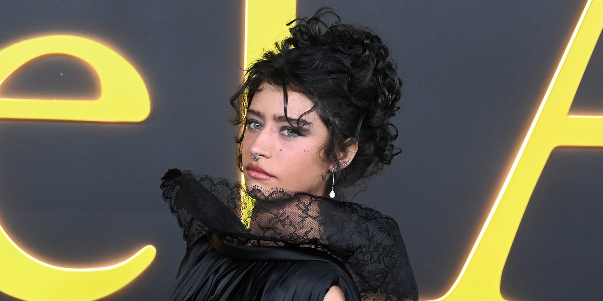 Actress Odessa A'zion at the "I Love LA" Premiere Screening at the Paramount Theatre on October 28, 2025 in Los Angeles.