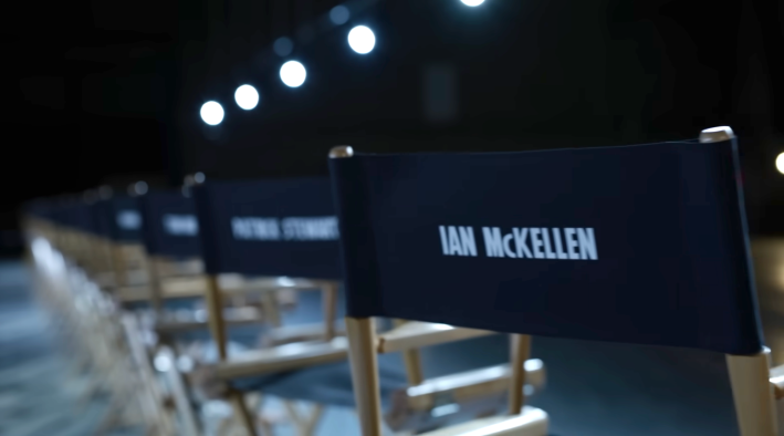 long line of directors chairs