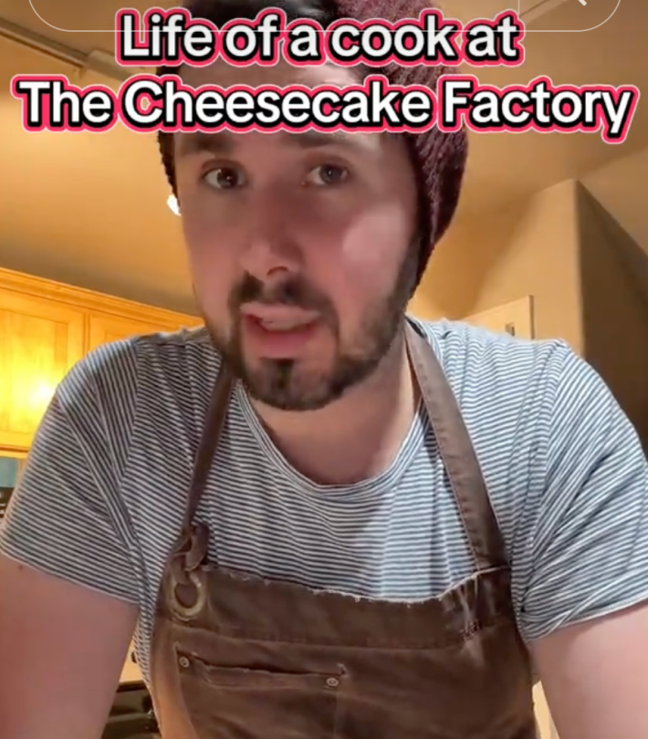 @warmhearthfoods/TikTok "Life of a cook at The Cheesecake Factory"