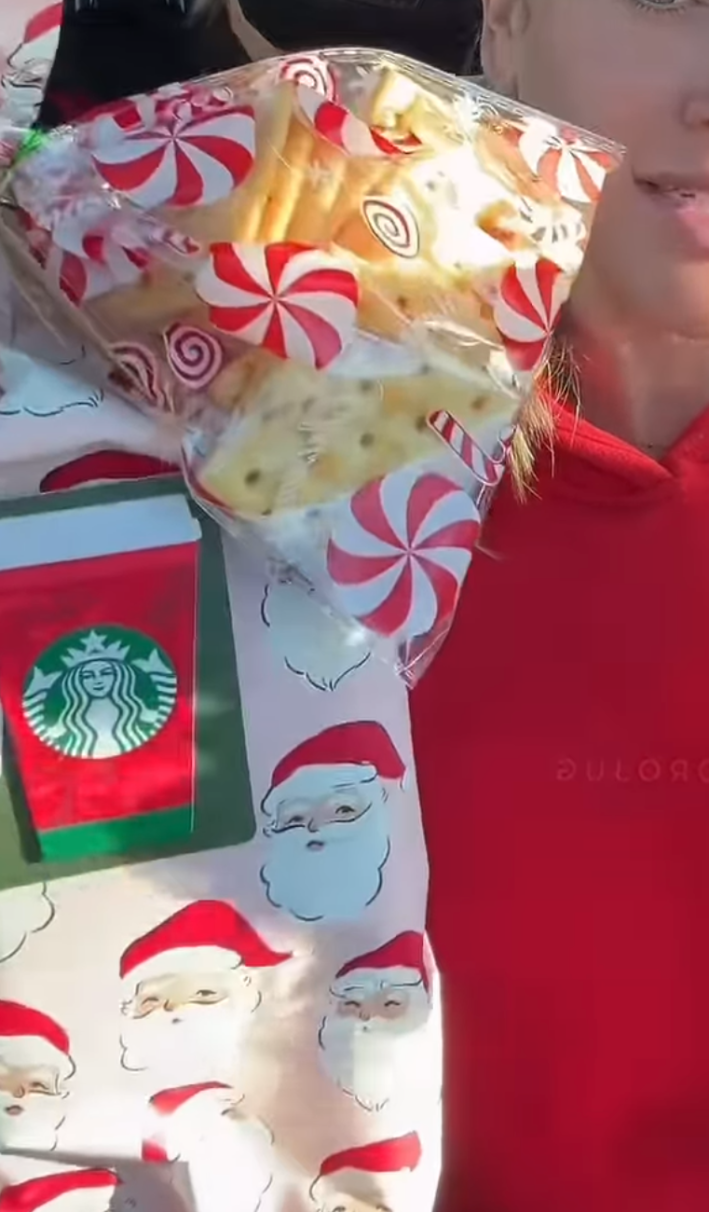 @janellerohner/Instagram shows gift wrapped crackers and gifts and giftcards