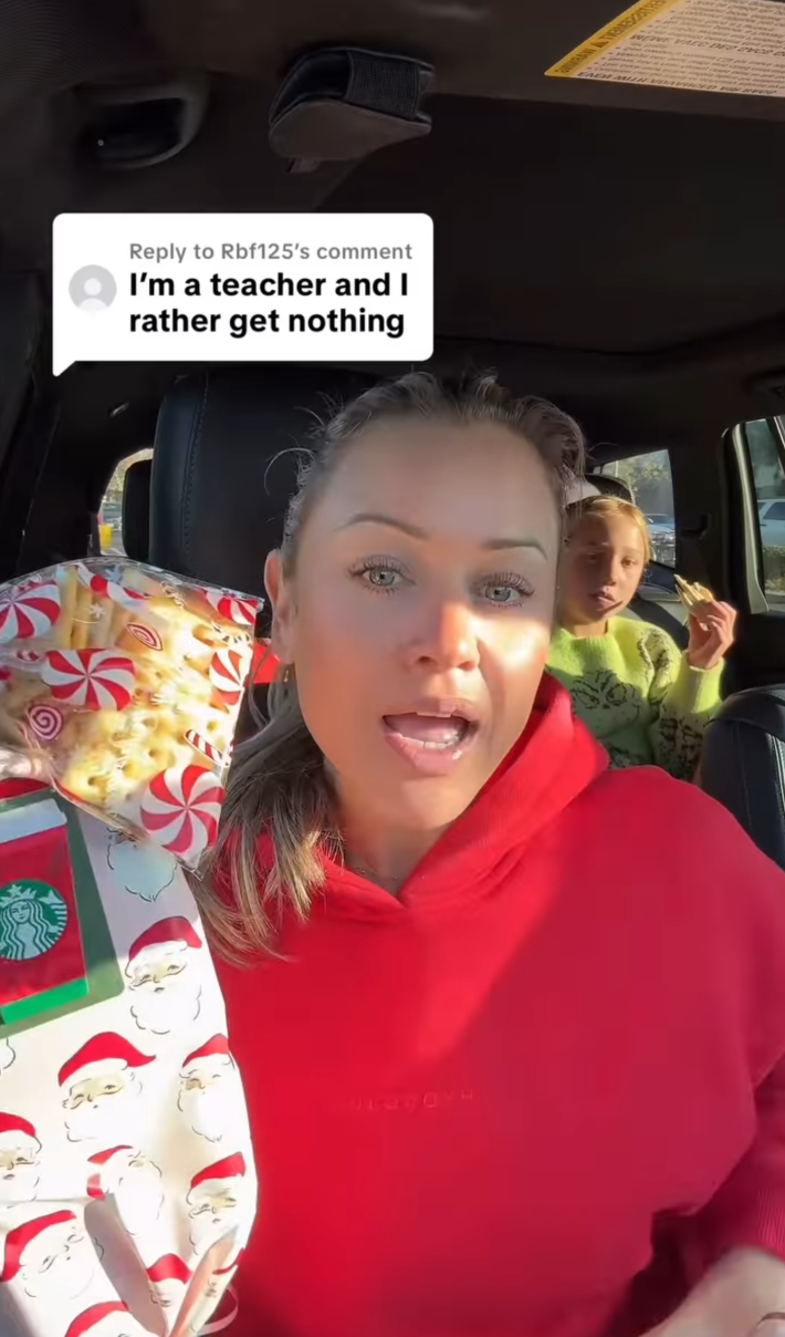 @janellerohner/Instagram shows gift wrapped crackers and gifts and giftcards