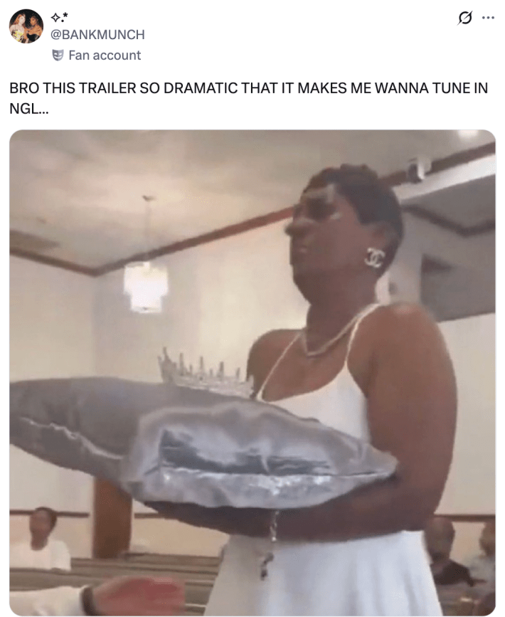 BRO THIS TRAILER SO DRAMATIC THAT IT MAKES ME WANNA TUNE IN NGL…