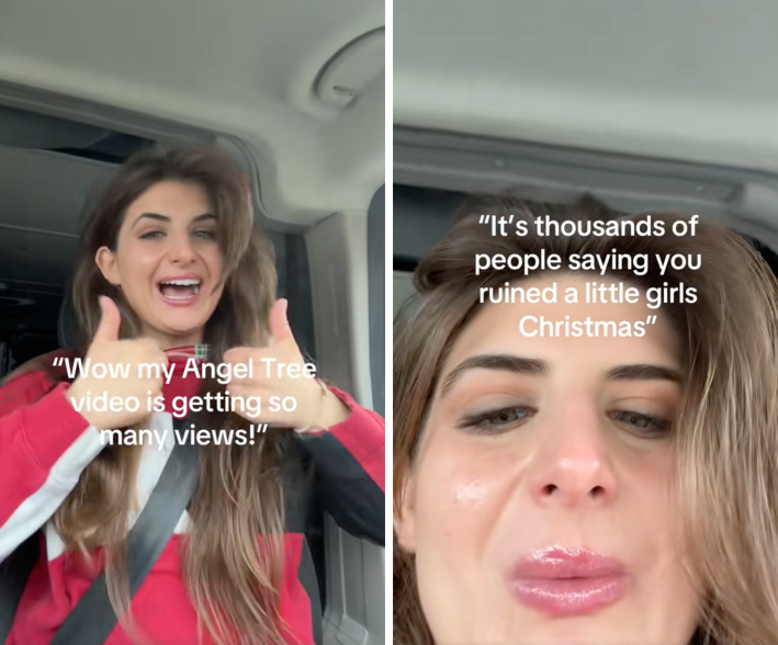 ruined a girls christmas angel tree list