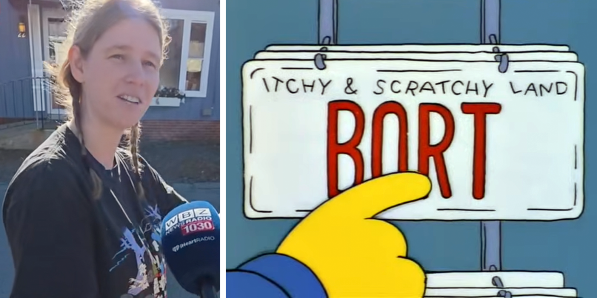 simpsons super fan bort license plate