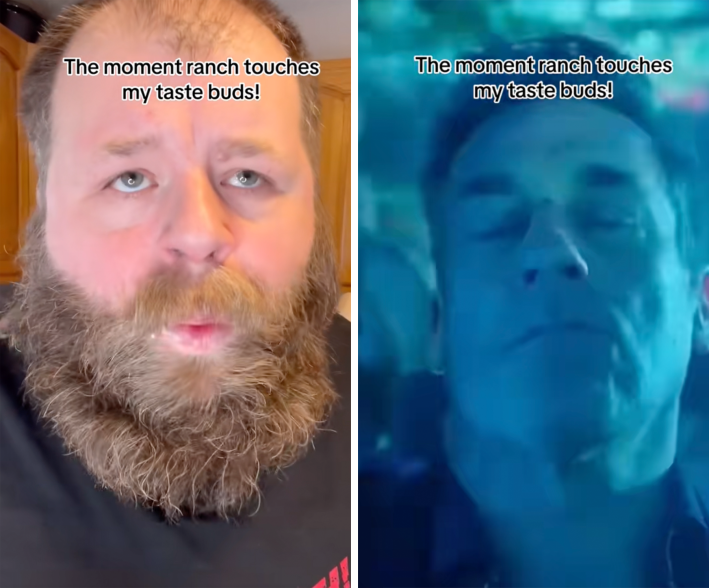 the moment ranch hits my taste buds