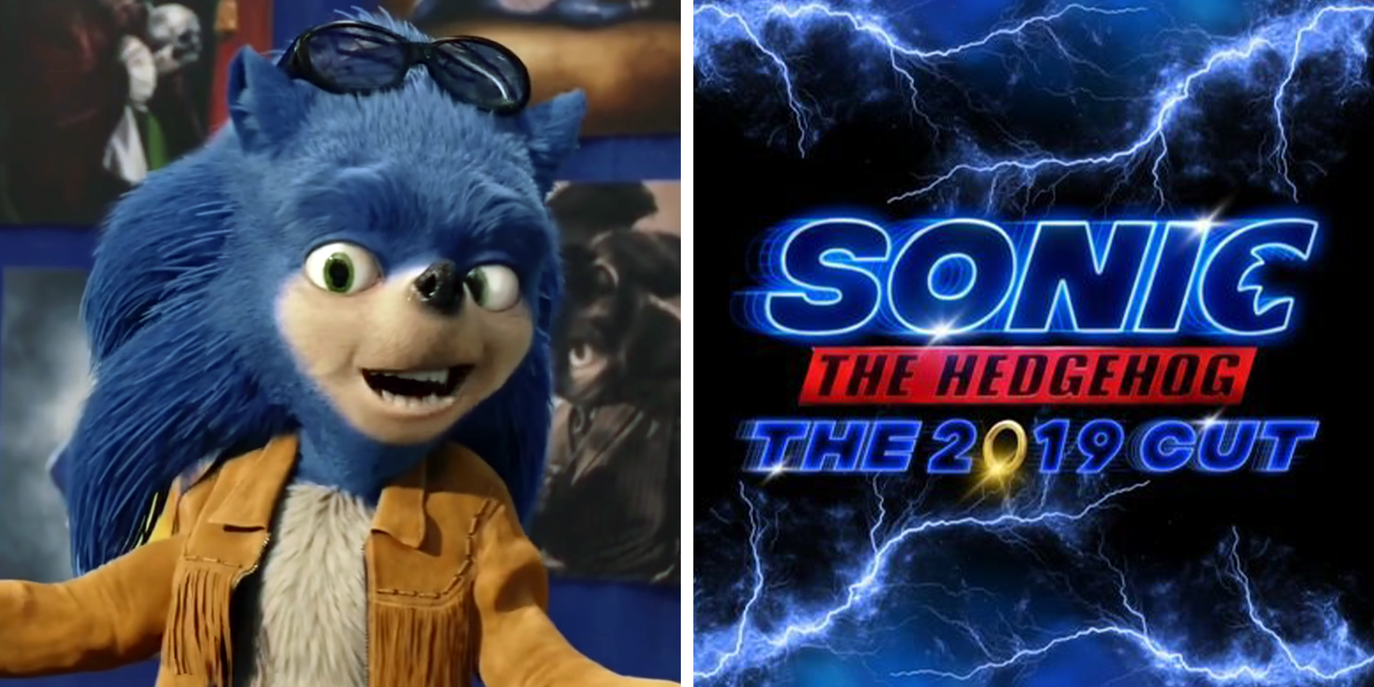 ugly sonic modded back into the 2019 movie