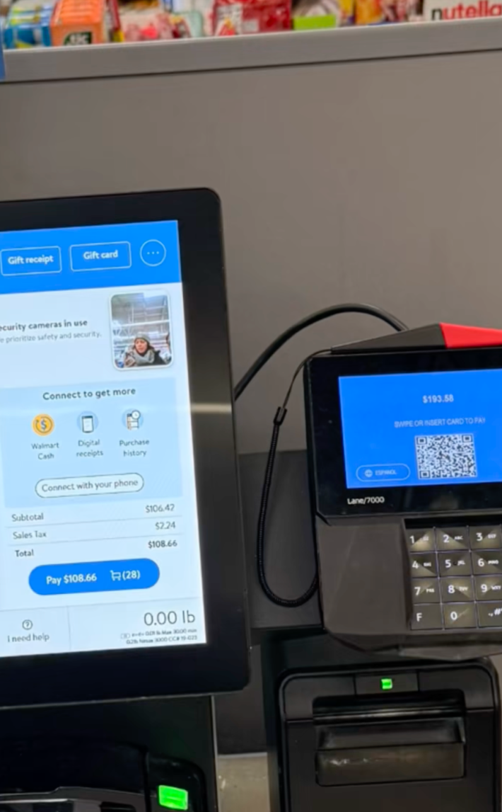@nobrasallowed/TikTok mismatched totals on check out scanner and credit card machine at walmart