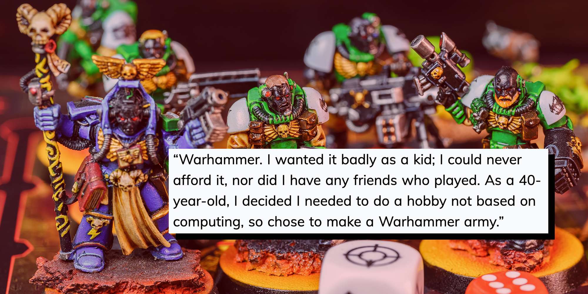 warhammer adult purchases couldnt do as a kid