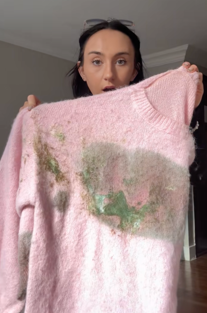 @kyleebaxa/TikTok clothing destroyed and stained during shipping