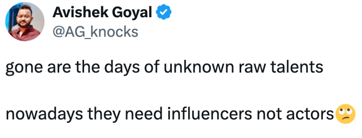 gone are the days of unknown raw talents