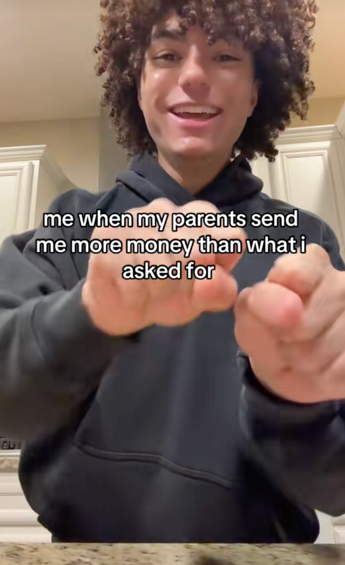 @onlyymarcel/TikTok, using i got hella money audio on tiktok "me when my parents send me more money than what i asked for"