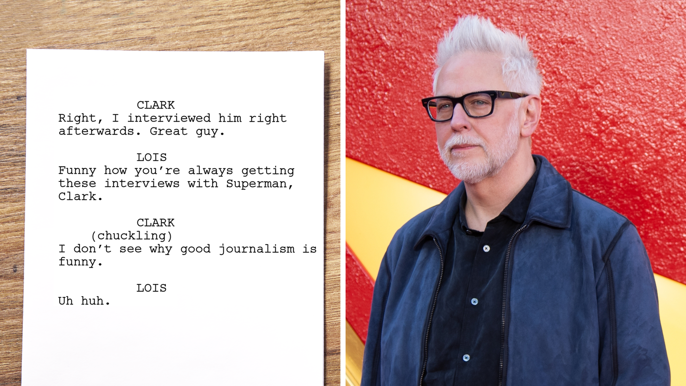 james gunn drops superman script