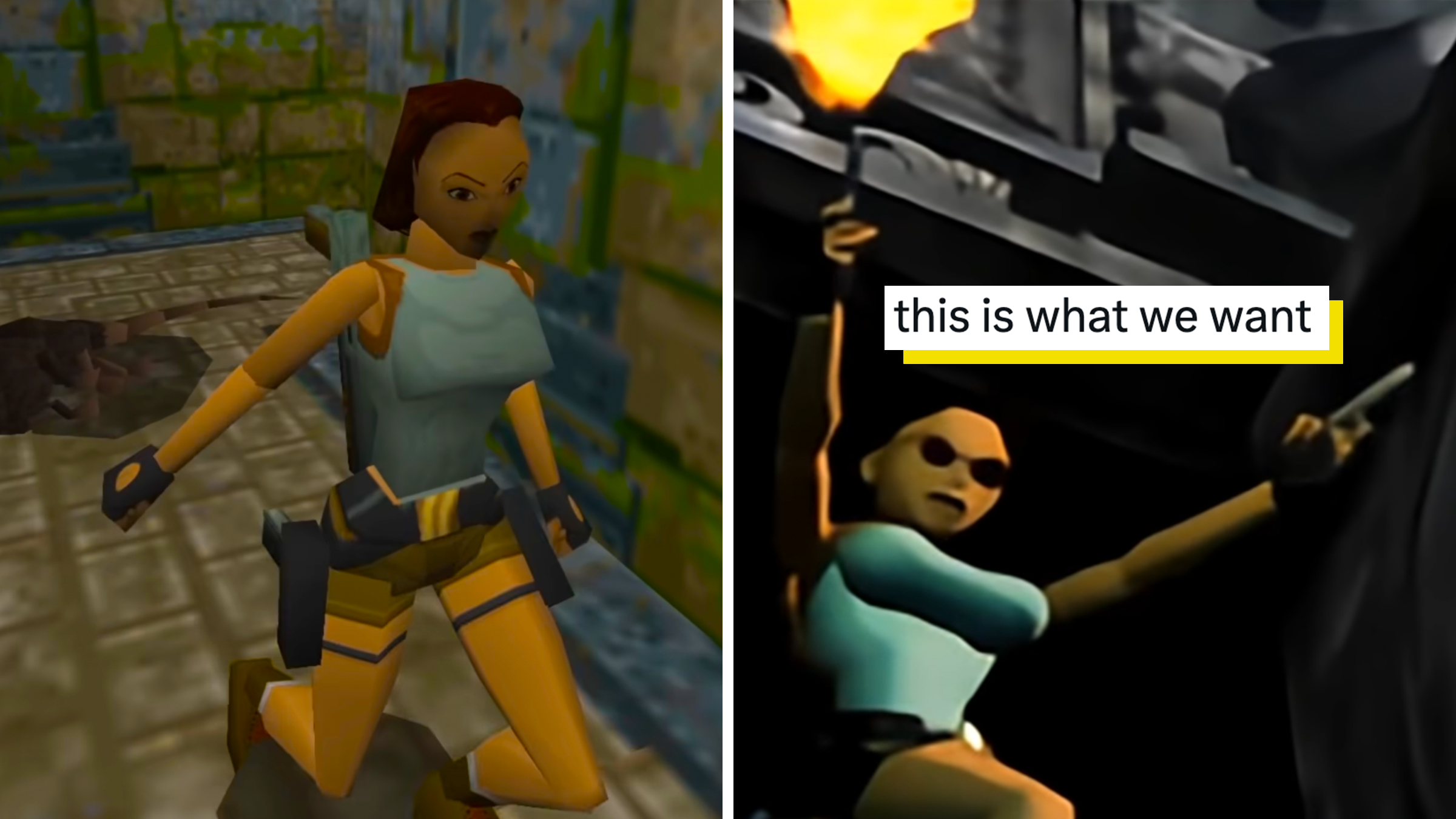 lara croft first look