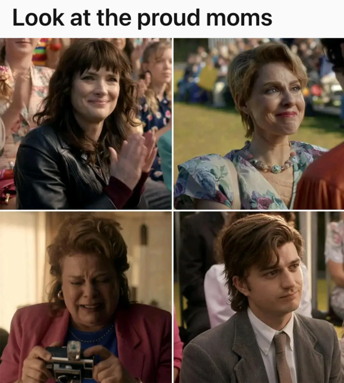 look at the proud moms