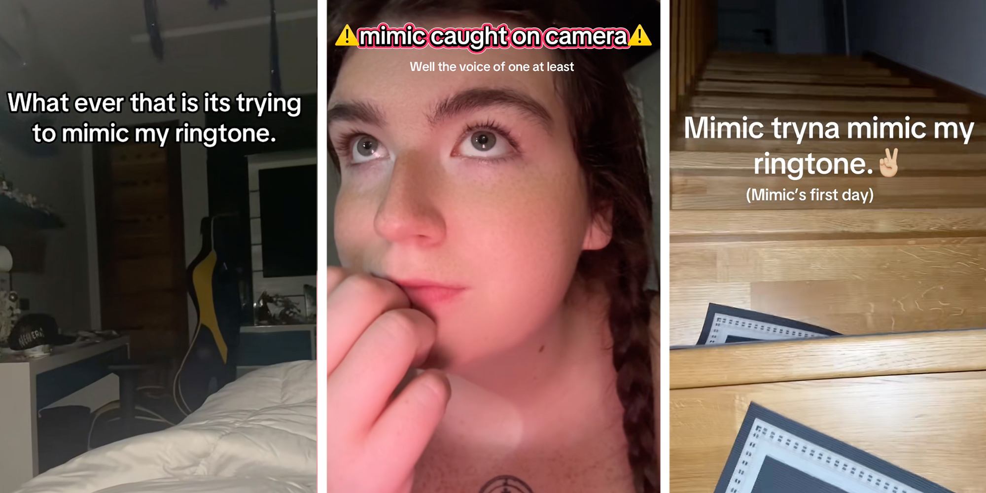 "He is real": TikTokers swear "mimics" are copying their ringtones in a creepy new trend